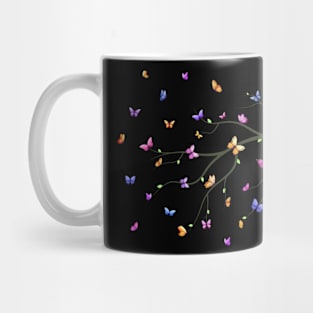 Funny Saying Butterflies flying Tree Branches Butterfly Mug